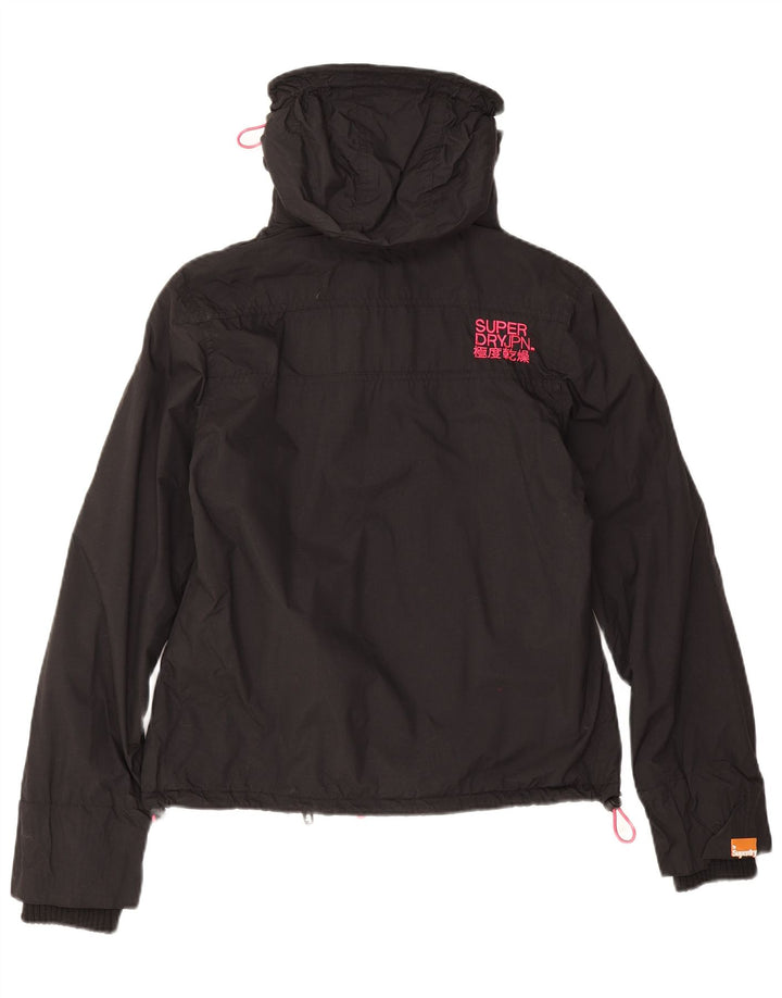 Женская ветровка с рисунком Superdry UK 14, средний черный