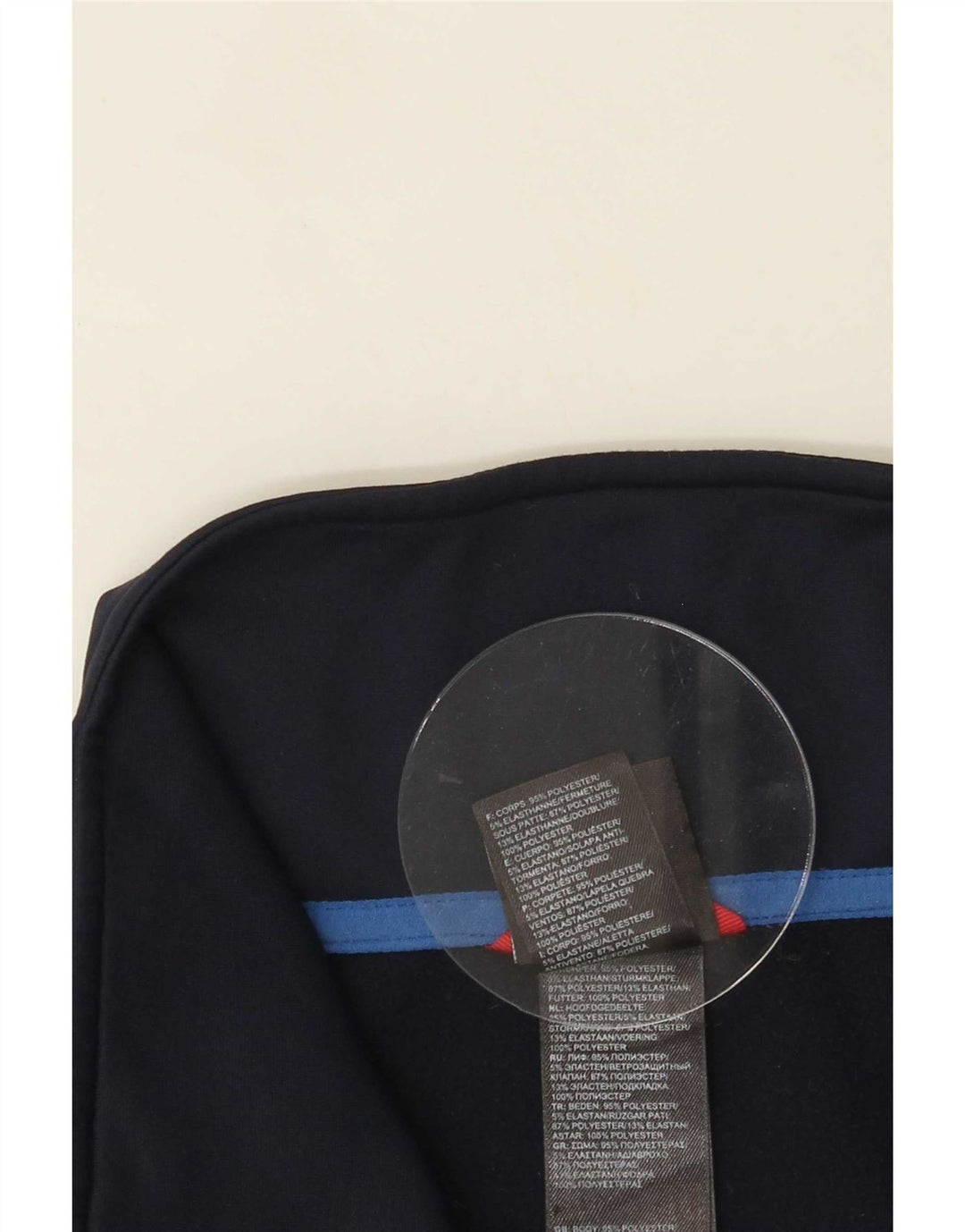 The North Face Mens Tracksuit Top Jacket Small Blue Colourblock Polyester