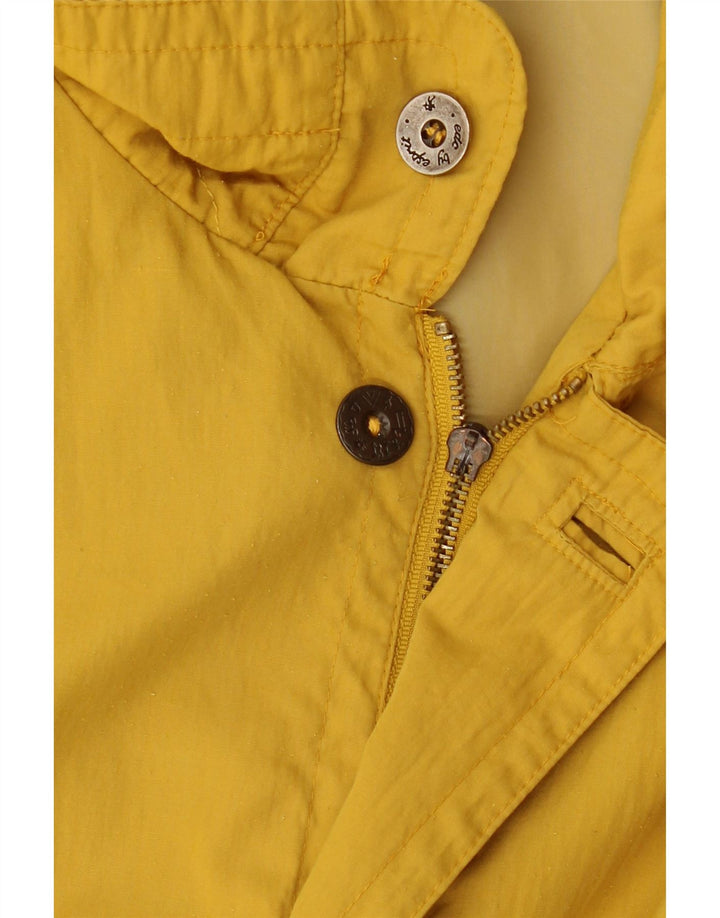 VINTAGE Damen Utility-Jacke IT 54 3XL Gelbes Polyester