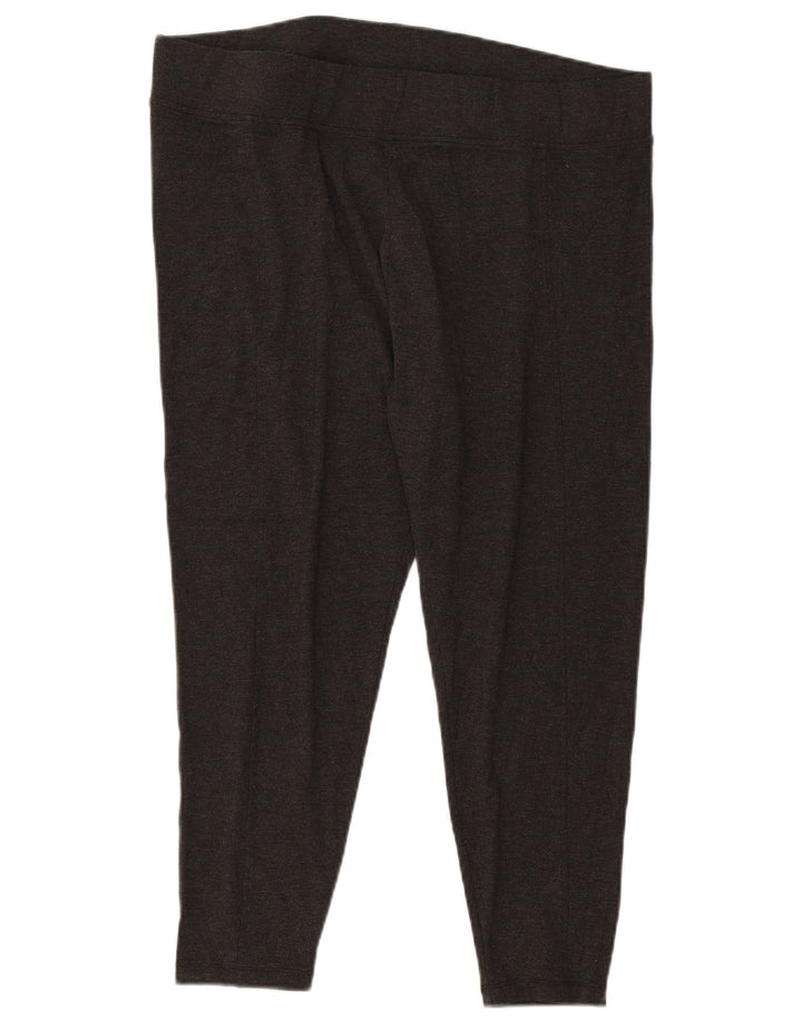 MARKS & SPENCER Leggings da donna UK 22 3XL Poliestere grigio