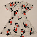 DIOLEN LOFT Womens A-Line Dress IT 42 Medium White Floral Polyester Vintage Diolen Loft and Second-Hand Diolen Loft from Messina Hembry 