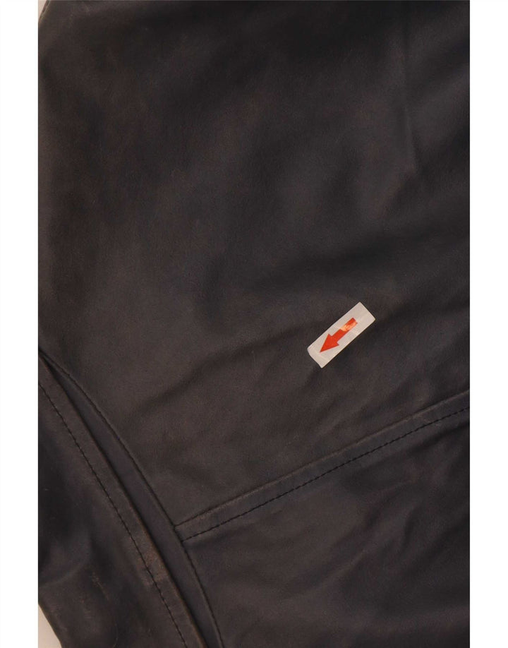 Giacca in pelle da uomo Kiros IT 52 XL Blu Navy