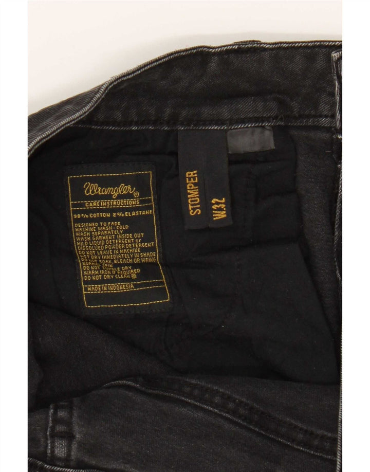 Wrangler Herre Stompers Slim Jeans W32 L30 Sort Bomuld