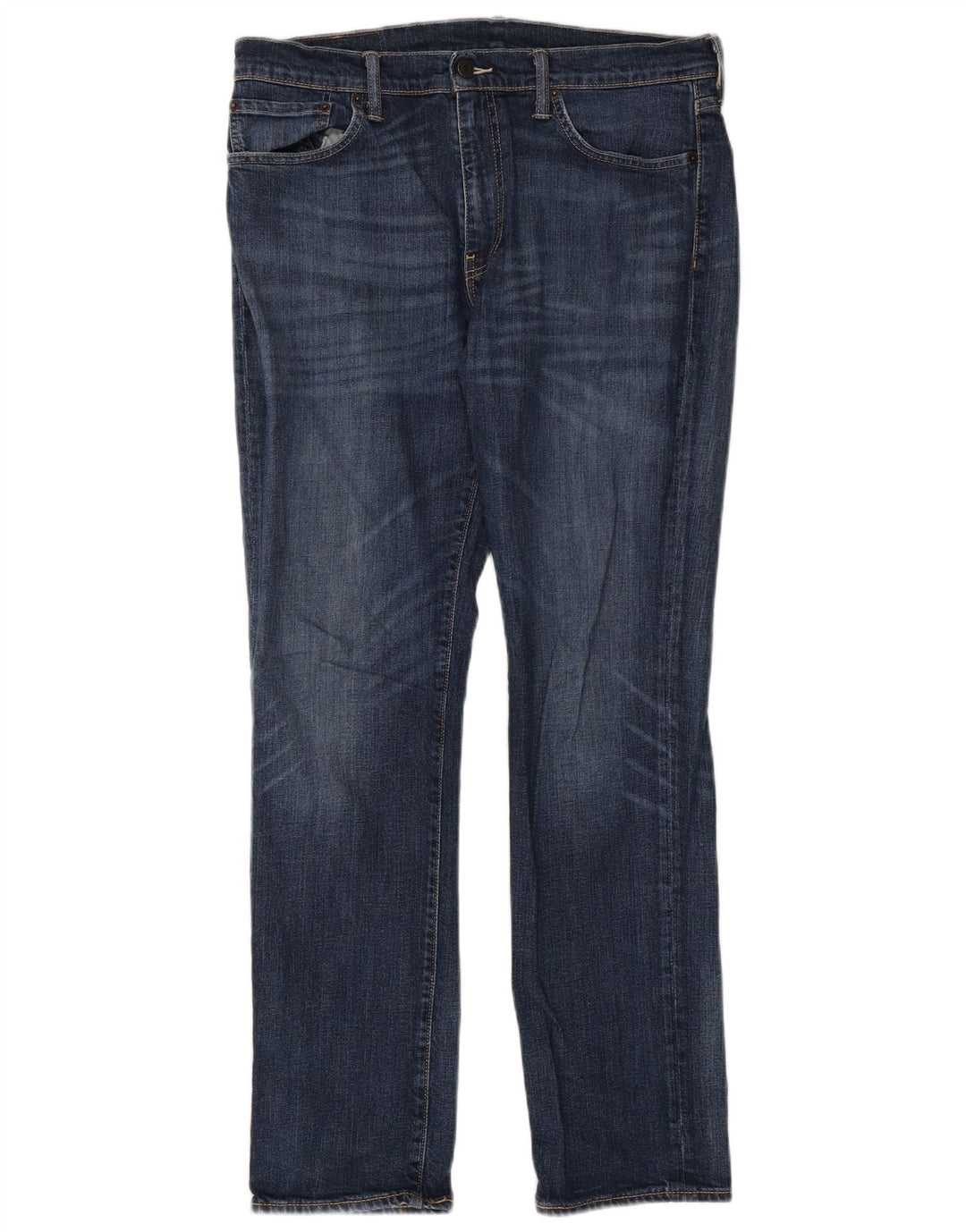 Levi's Mens 511 Slim Jeans W36 L32 Navy Blue Cotton