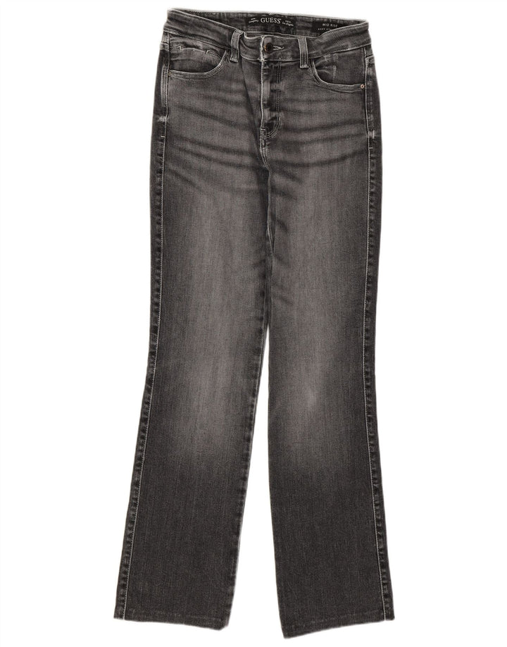 Jeans dritti GUESS da donna a vita media W27 L30 Grigi