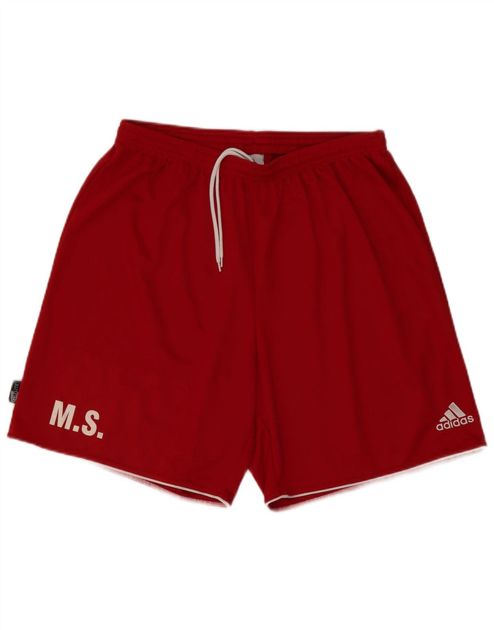 Pantaloncini sportivi da uomo Adidas XL rosso poliestere