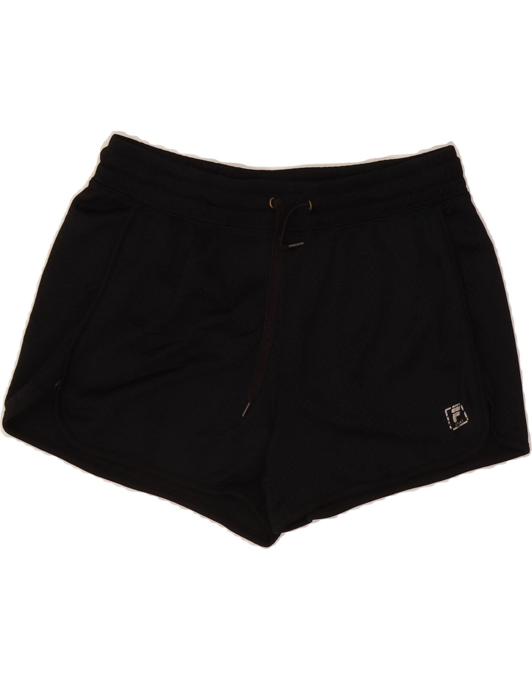 FILA Womens Sport Shorts UK 10 Small  Black Polyester Vintage Fila and Second-Hand Fila from Messina Hembry 