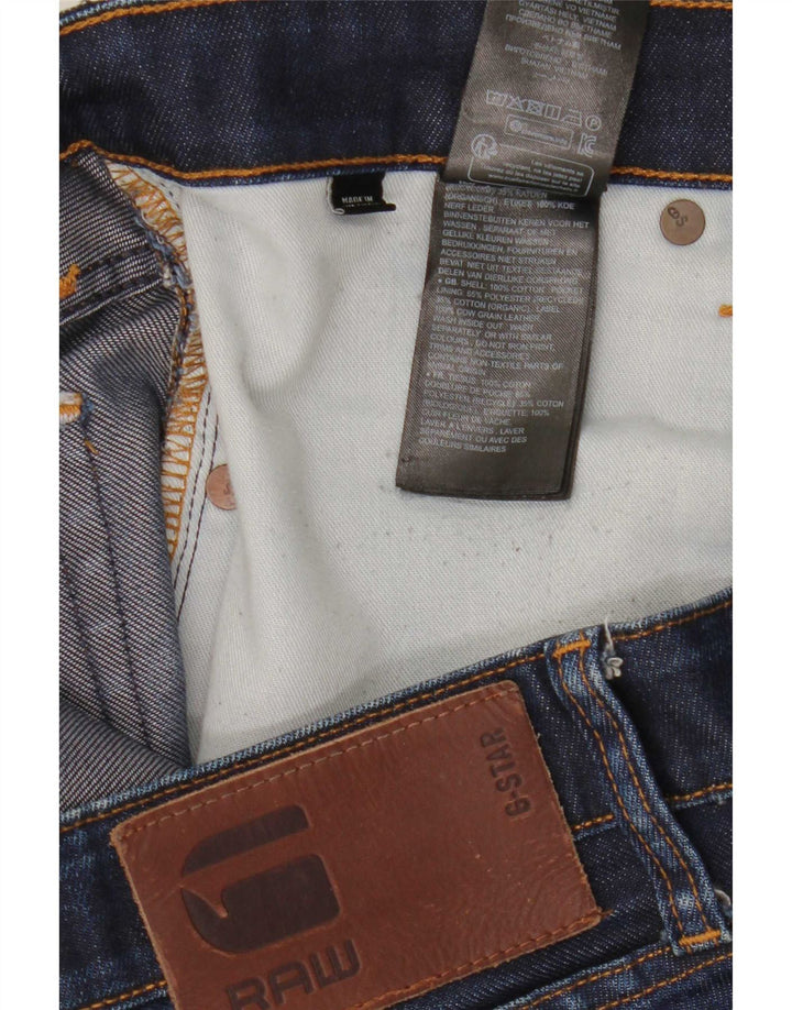 G-Star Slim Jeans til mænd W38 L34 Marineblå bomuld