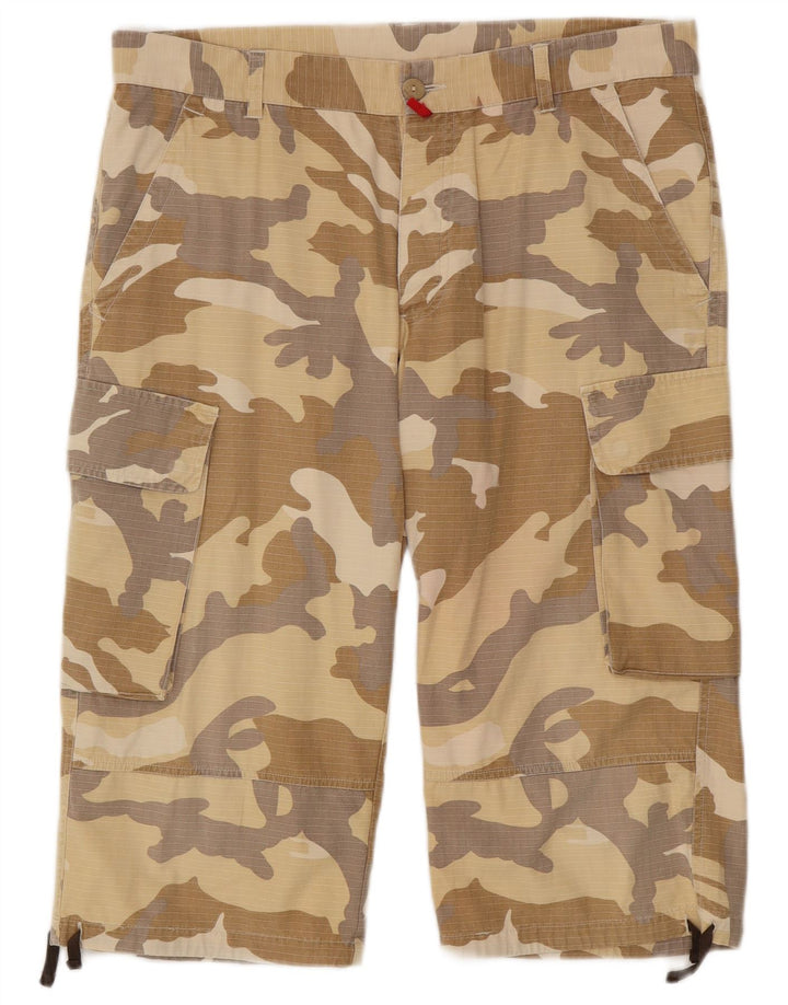 Mash Bermuda cargo da uomo W36 Large Beige Camouflage