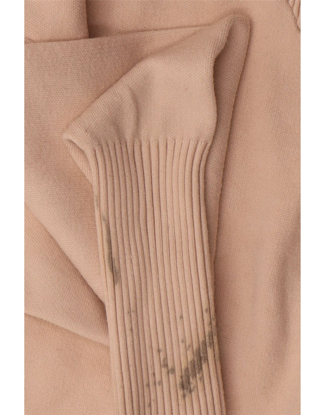 Zara Damen-Pullover, übergroß, mit Reißverschluss, UK 14, mittelbeige Viskose