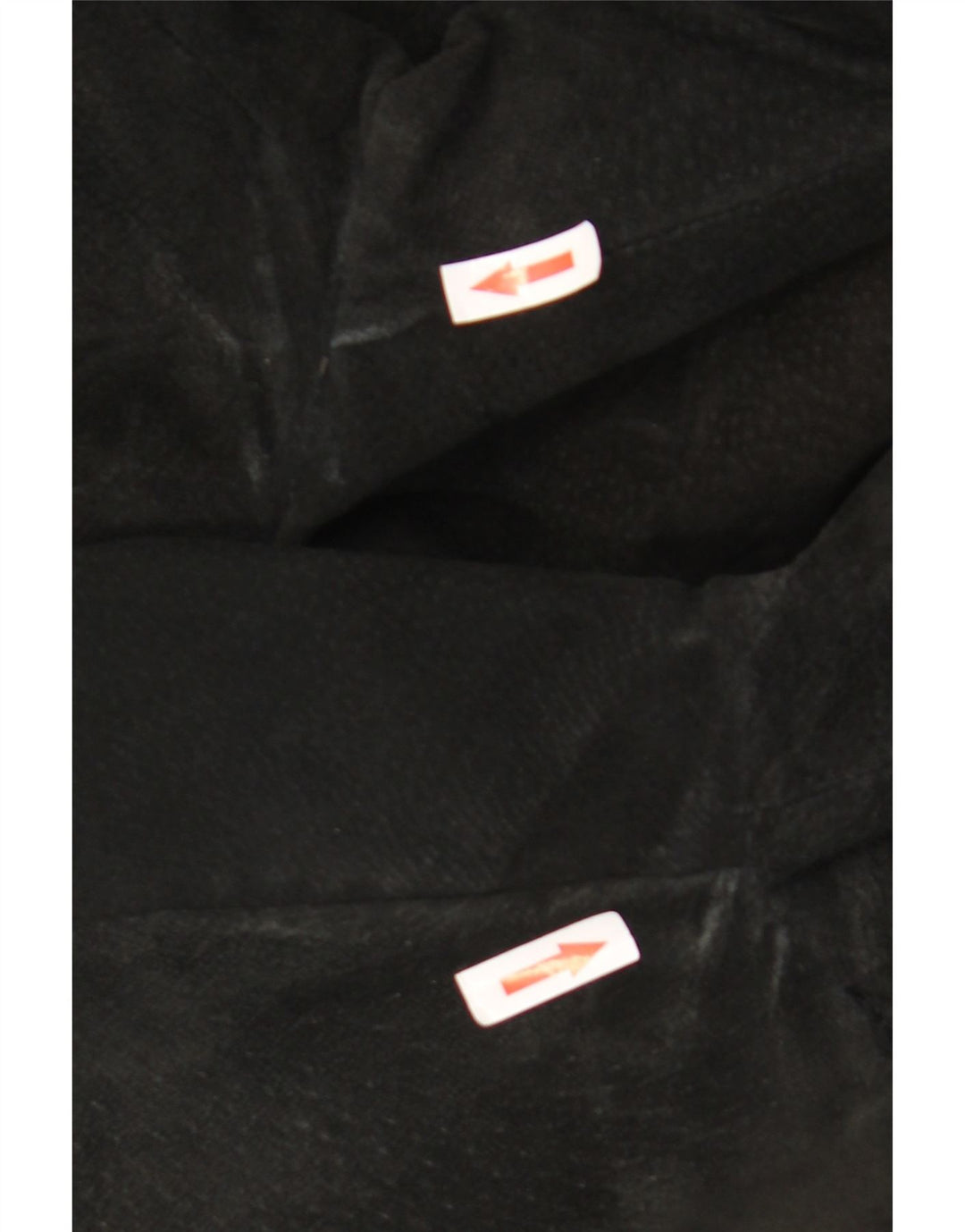 Vintage hombres 3 botones ante Blazer chaqueta Reino Unido 38 medio negro