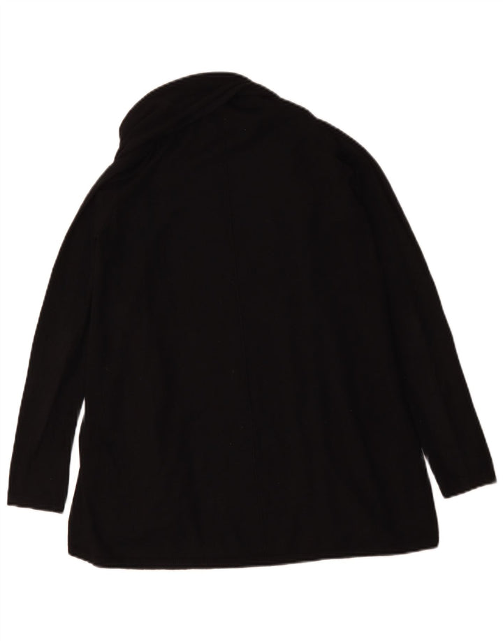 Zara Womens Cardigan Sweater UK 10 Small Black Viscose