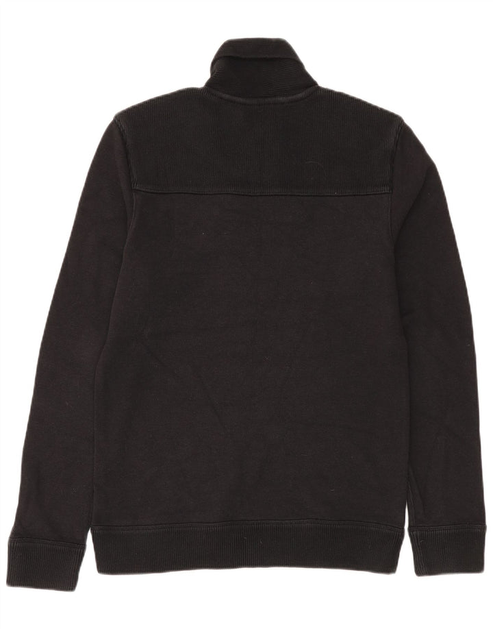 Ted Baker Herre Shawl Neck Jumper Sweater Størrelse 4 Large Sort