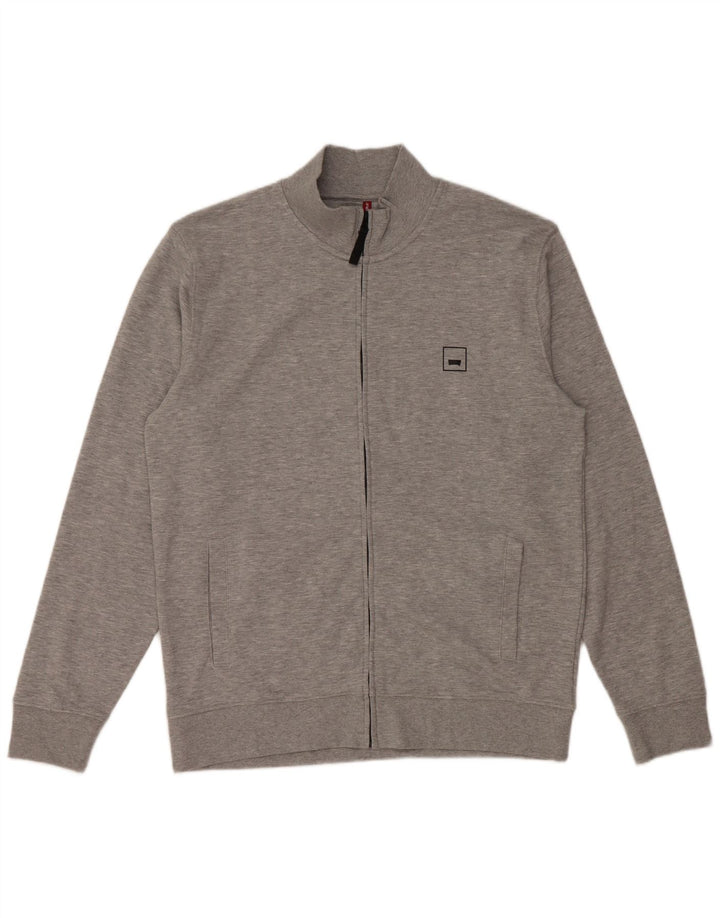 Carrera Mens Tracksuit Top Jacket XL Grey Cotton
