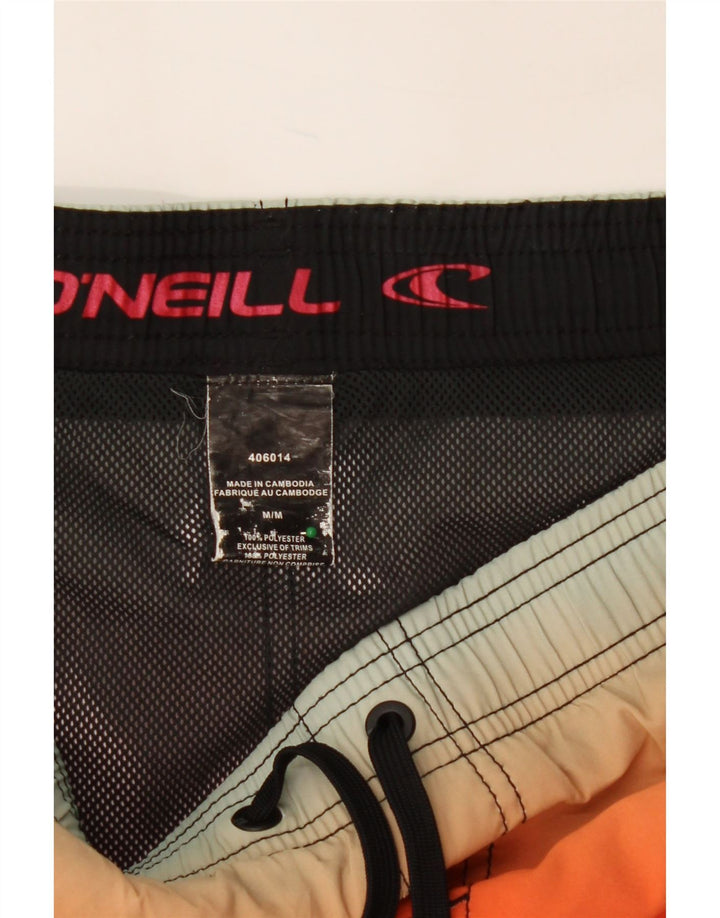 O'NEILL Mens Sport Shorts Medium  Orange Tie Dye Polyester Vintage O'Neill and Second-Hand O'Neill from Messina Hembry 