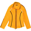 CAMPAGNOLO Womens Fleece Jacket UK 10 Small Yellow Striped Polyester Vintage Campagnolo and Second-Hand Campagnolo from Messina Hembry 