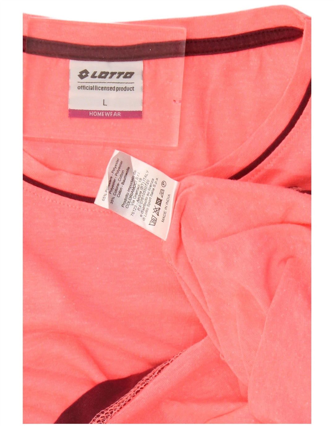 Maglia da donna a maniche lunghe Lotto UK 14 Large Rosa Poliestere