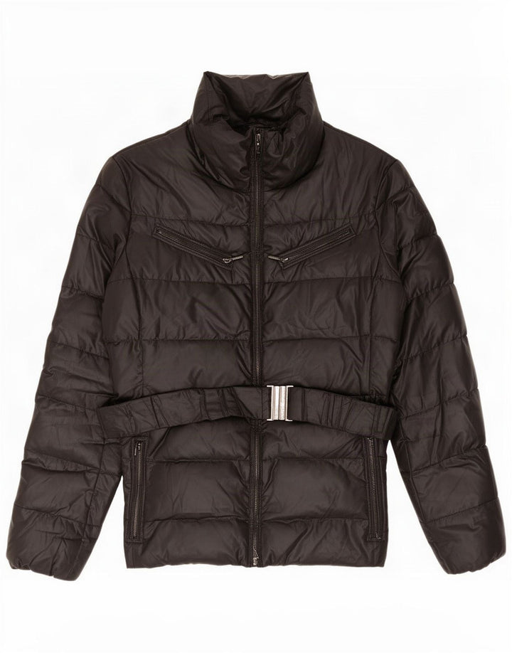 Jaqueta acolchoada Geox Womens Respira UK 14 grande poliéster preto