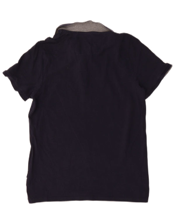 Polo Joules da uomo slim fit grande in cotone blu navy