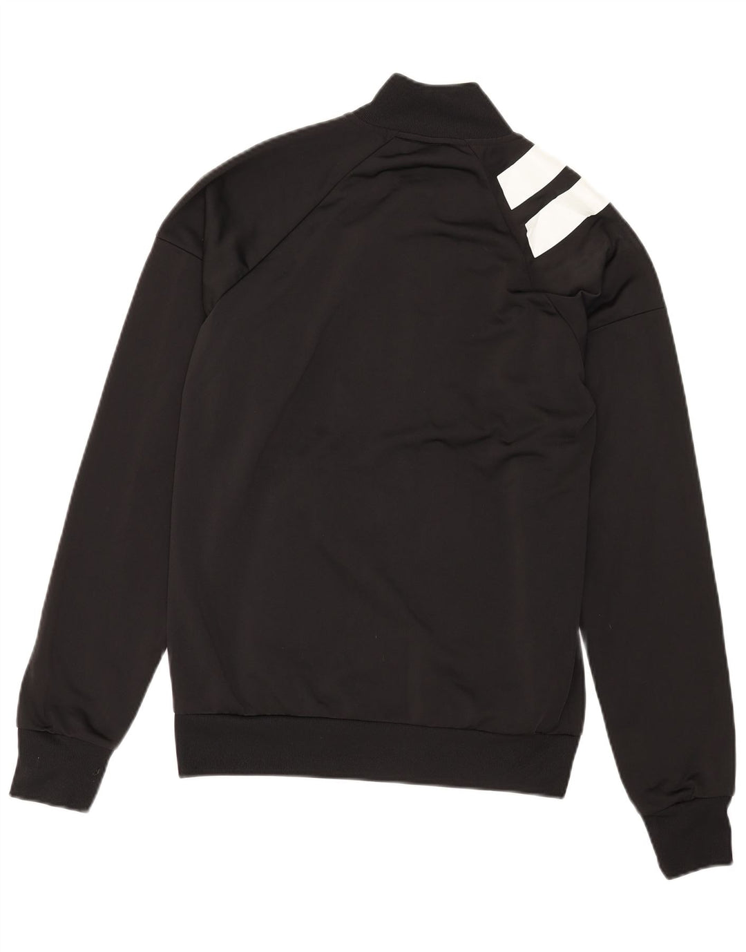 Adidas Mens Tracksuit Top Jacket Medium Black Colourblock Polyester