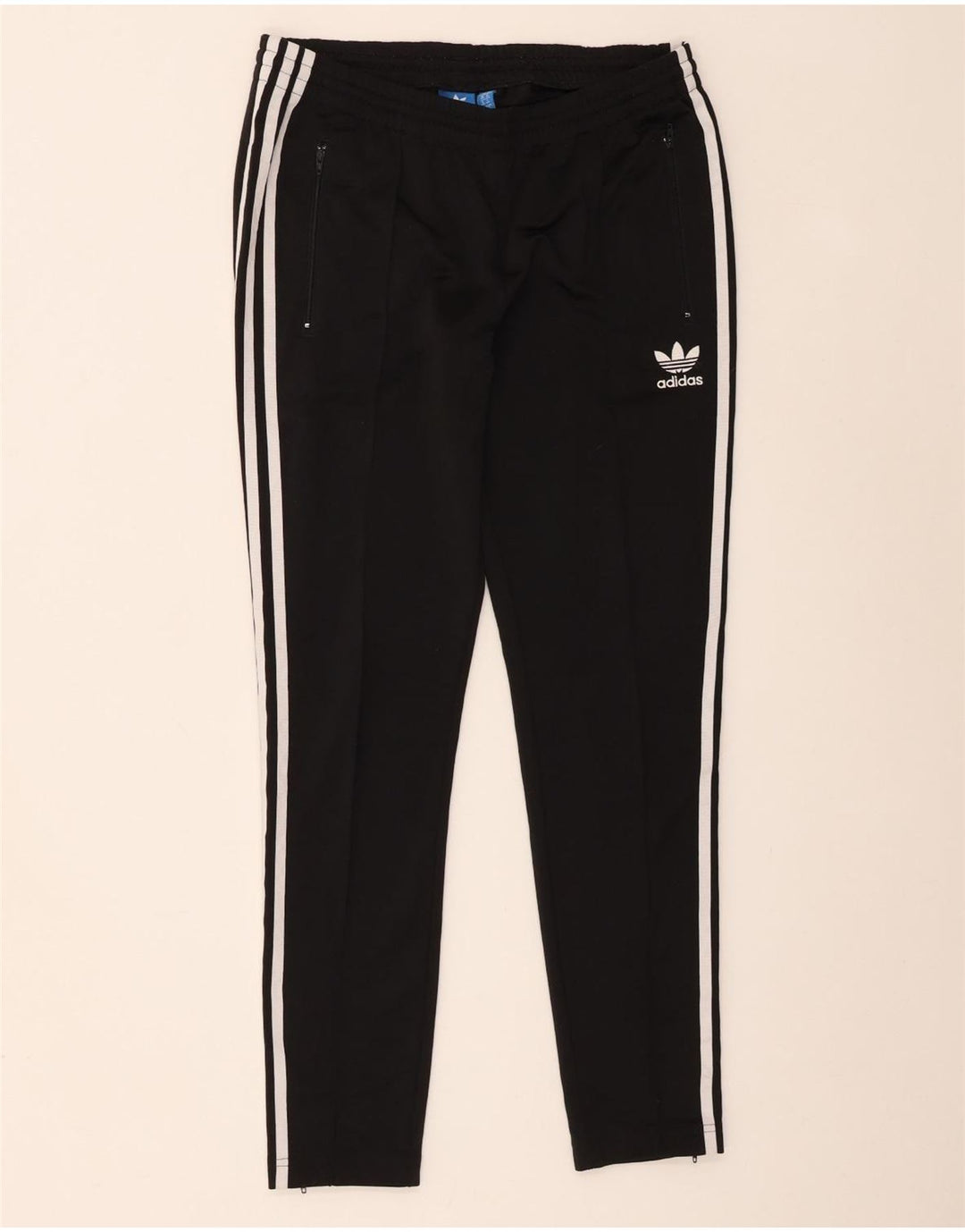 Adidas Træningsdragtsbukser til kvinder UK 14 Medium Sort Colourblock Polyester