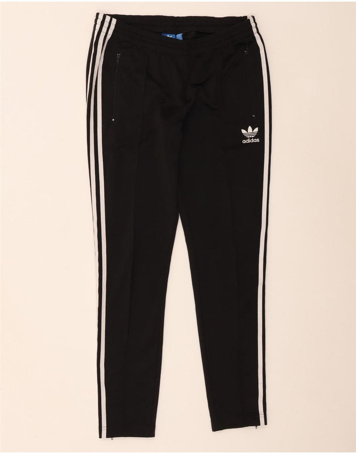 Adidas Træningsdragtsbukser til kvinder UK 14 Medium Sort Colourblock Polyester