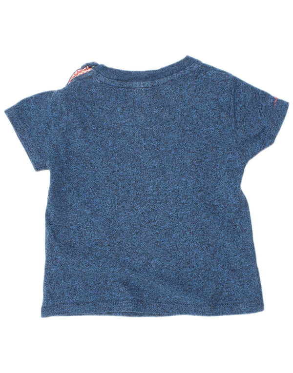 Ted Baker Baby Boys γραφικό T-shirt 18-24 μηνών Navy Blue Flecked
