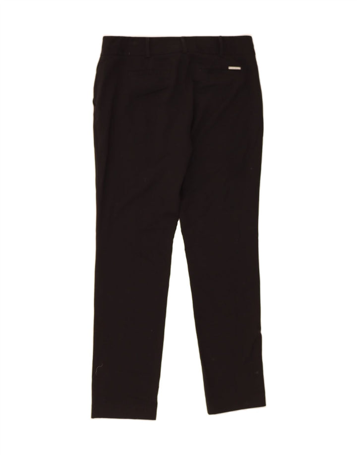 MICHAEL KORS Womens Slim Chino Trousers US 8 Medium W30 L30 Black Vintage Michael Kors and Second-Hand Michael Kors from Messina Hembry 