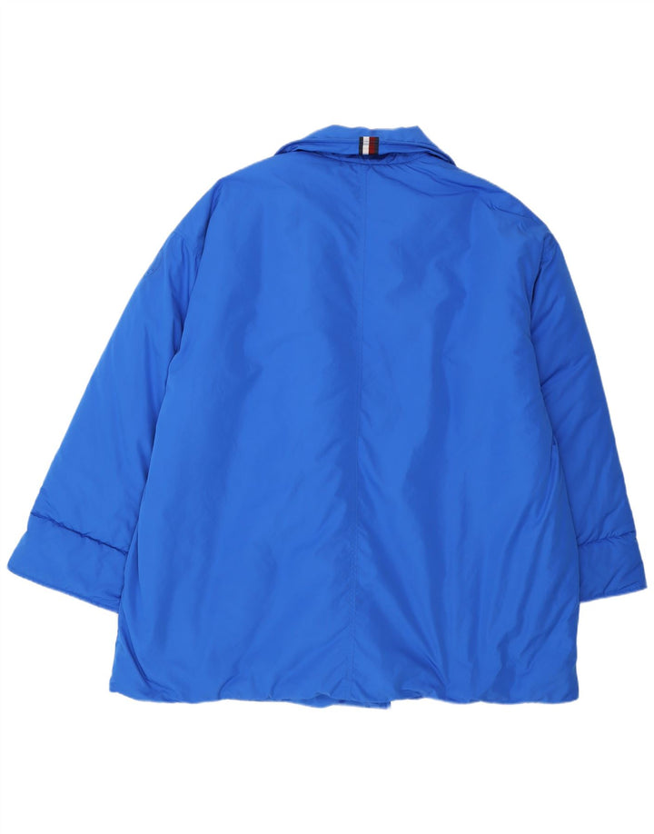Tommy Hilfiger Womens Padded Jacket UK 20 2XL Blue Polyester