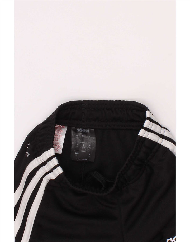 Adidas Boys Climalite Tracksuit Trousers 2-3 Years Black Polyester