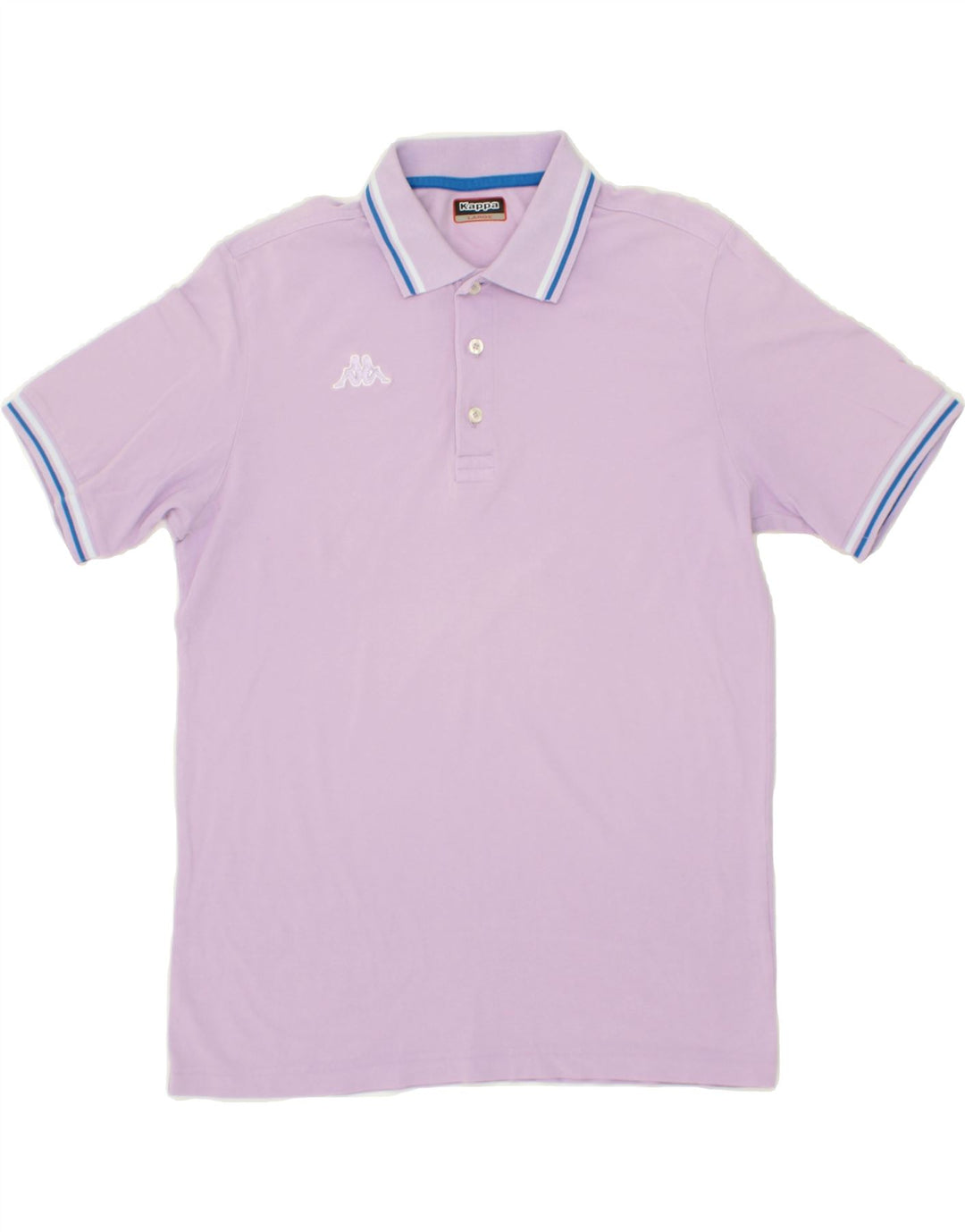 KAPPA Mens Polo Shirt Large Purple Cotton Vintage Kappa and Second-Hand Kappa from Messina Hembry 