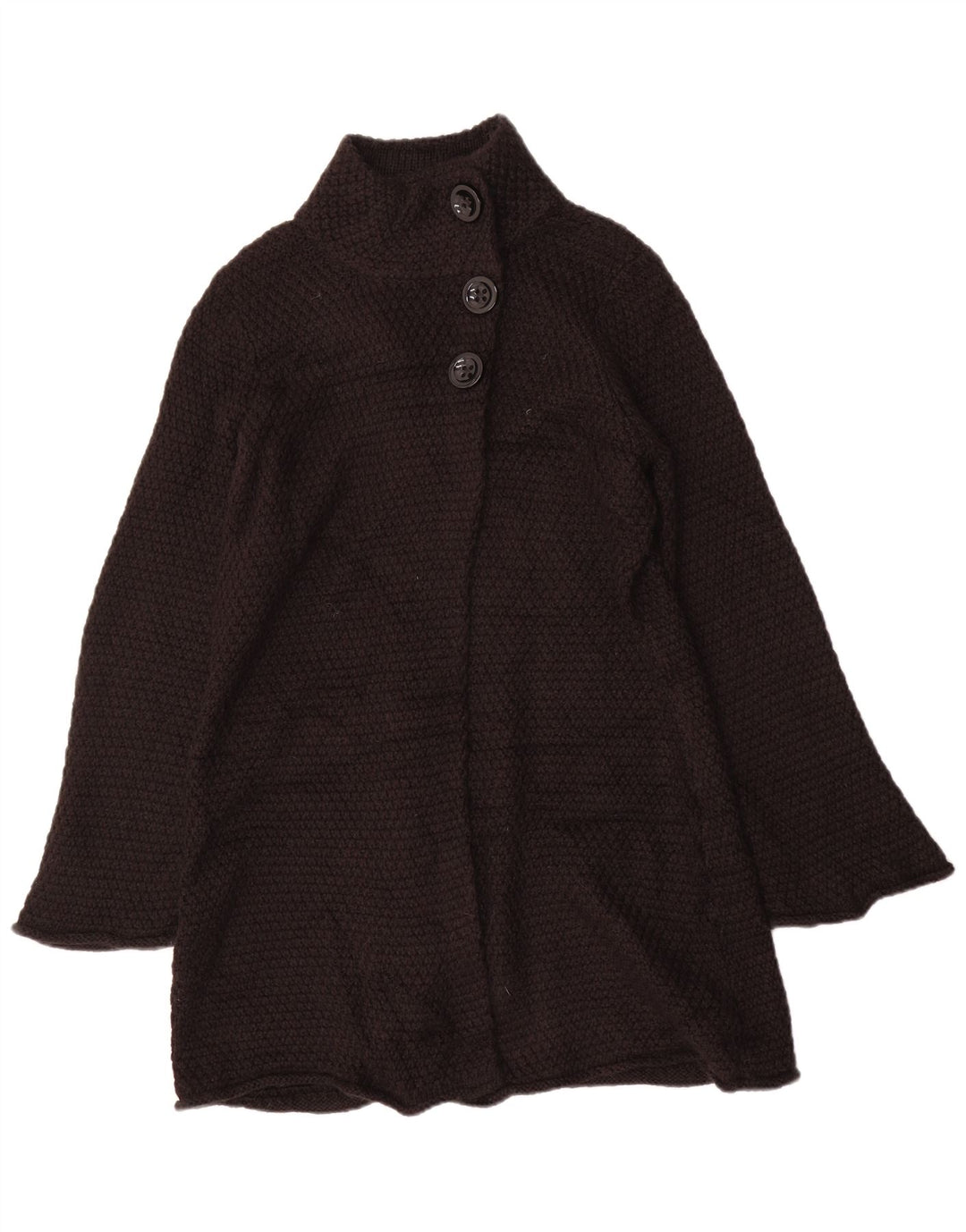 Marks & Spencer Damski sweter rozpinany z autografem UK 14, średni czarny