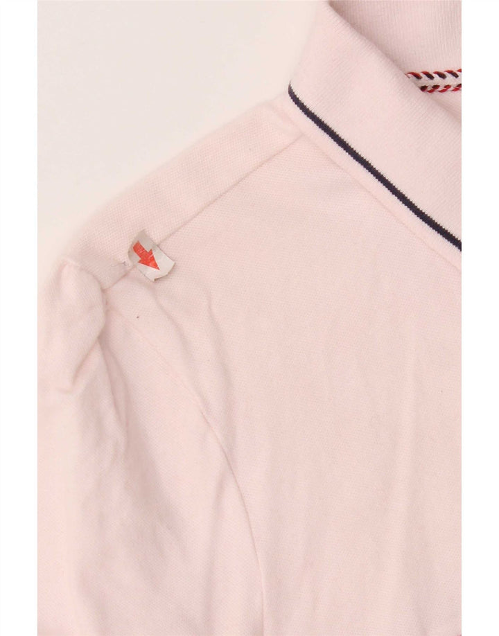 Tommy Hilfiger Womens Polo Shirt UK 12 Medium Multicoloured Colourblock