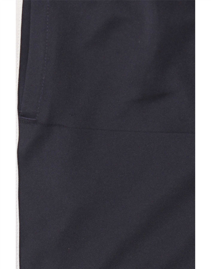 Pantaloni da tuta da uomo Adidas Large in poliestere blu navy