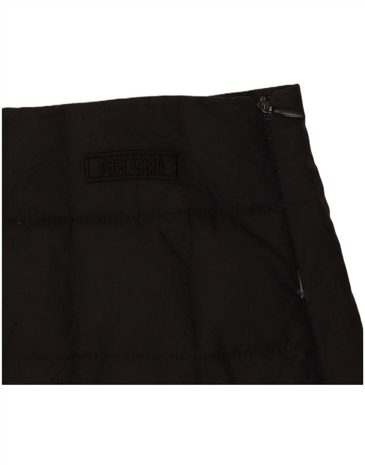 Post Card Womens Padded Maxi Skirt UK 10 Small W30 Black Polyamide
