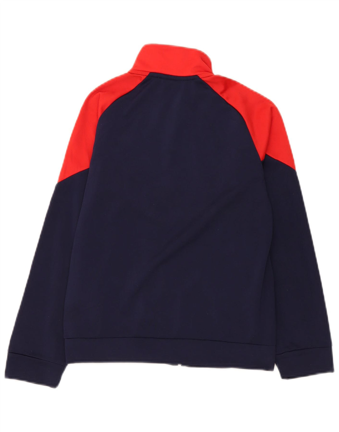 Puma Boys Graphic Tracksuit Top Jacket 9-10 Years Navy Blue Colourblock