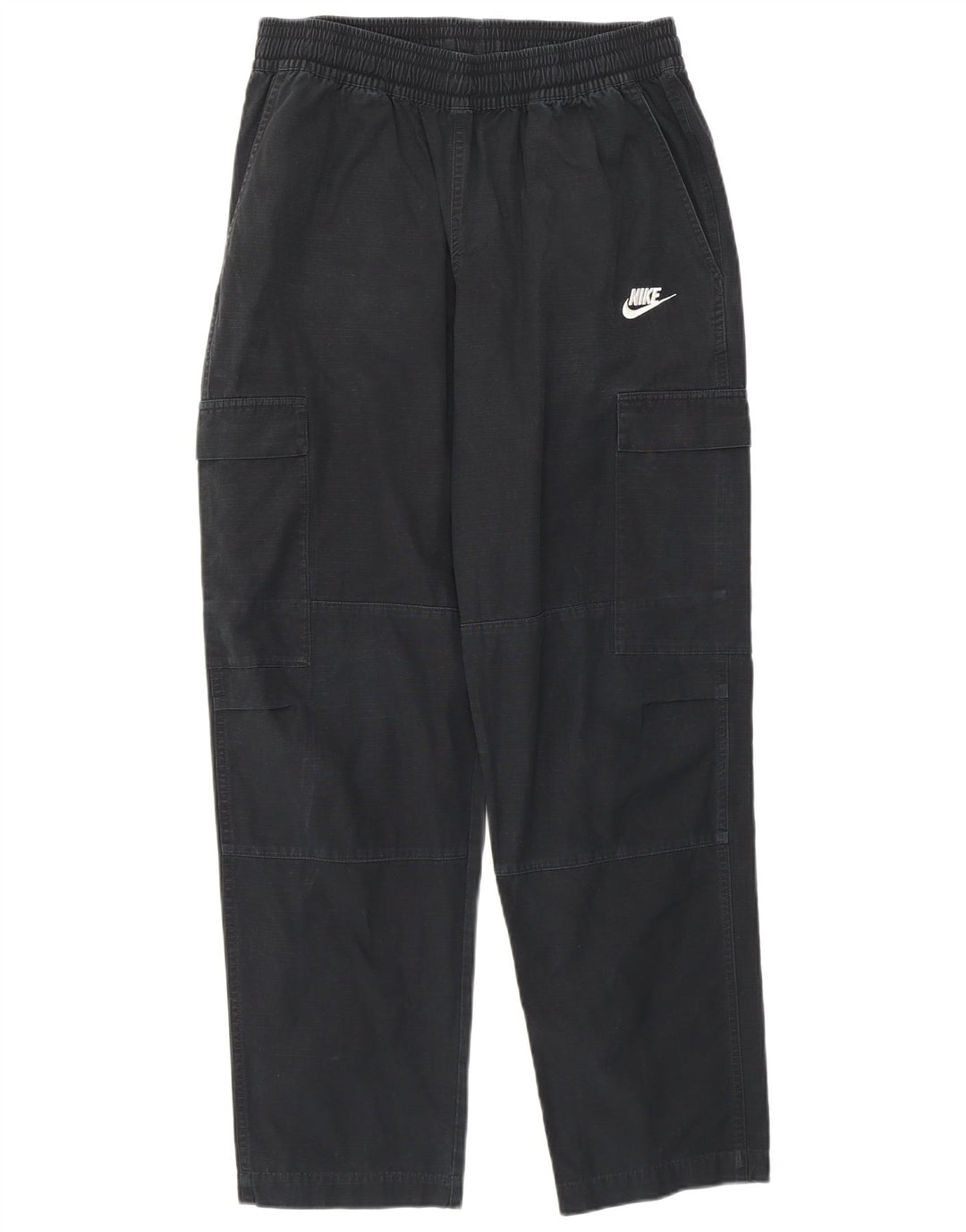 Nike Mens Straight Cargo Trousers Small W29 L28 Black Cotton