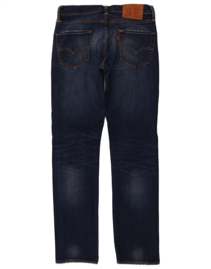 LEVI'S Womens 511 Slim Jeans W30 L32 Blue Cotton