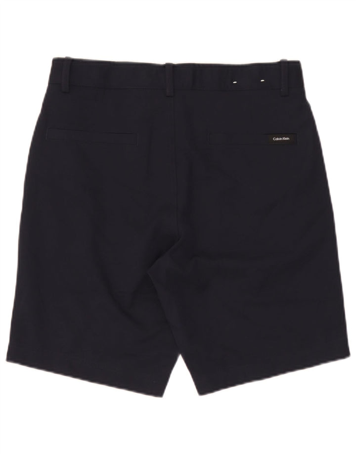 Pantaloncini casual da uomo Calvin Klein W30 medio blu navy poliestere