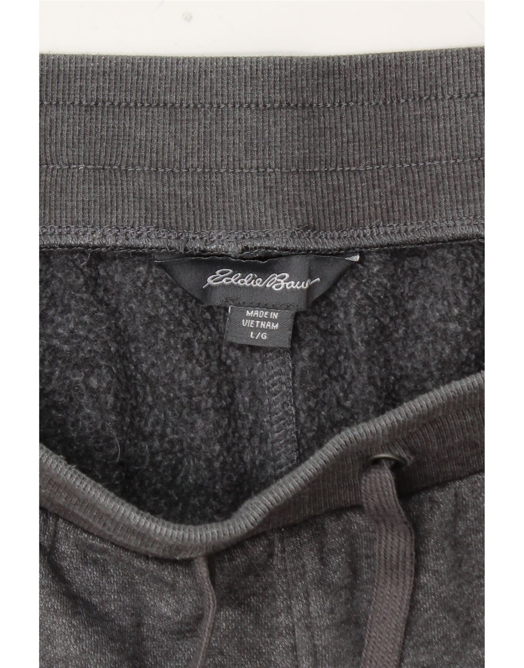 EDDIE BAUER Mens Tracksuit Trousers Joggers Large  Grey Cotton