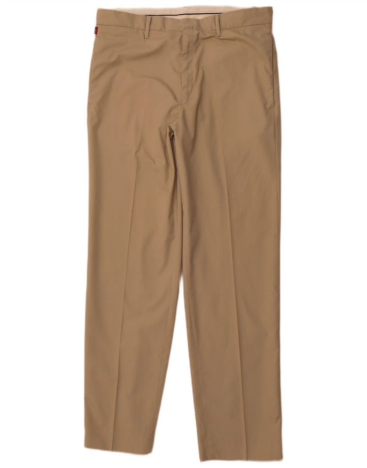 LEVI'S Lige Chinobukser til mænd W34 L34 Beige Polyester