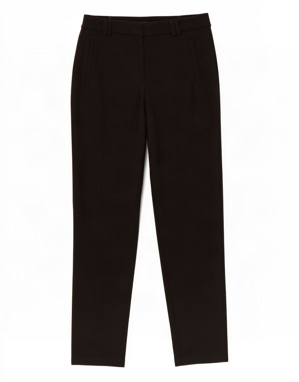 Topshop Damen Slim Casual Hose UK 6 XS W25 L28 Schwarz Polyester