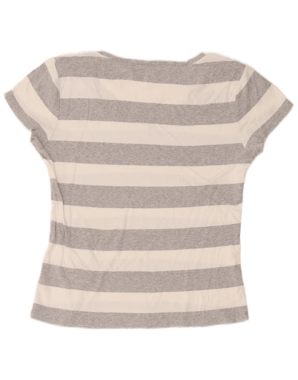 T-shirt damski Tommy Hilfiger Top UK 18 XL w szare paski