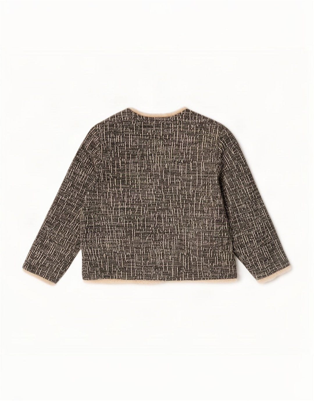 Marks & Spencer Dame 3/4-ærmet blazerjakke UK 14 Large Grå Flecked