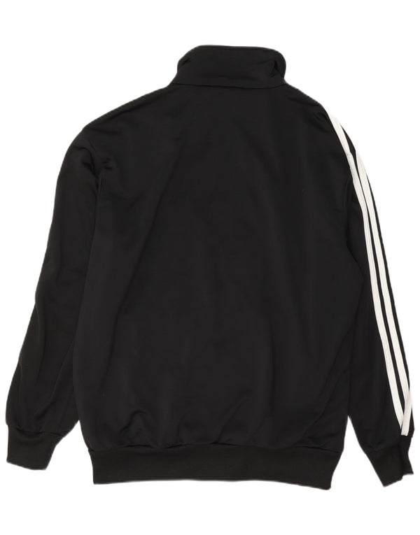 Adidas Mens Tracksuit Top Jacket Medium Black Polyester