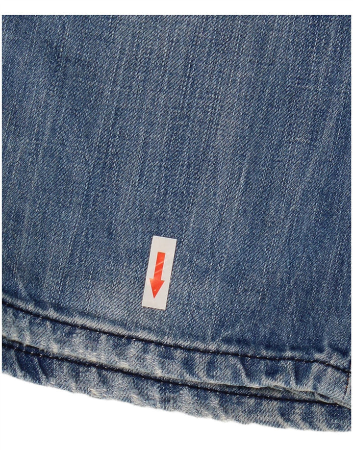 Diesel Mens Iakop Distressed Slim Jeans W33 L34 Blue Cotton