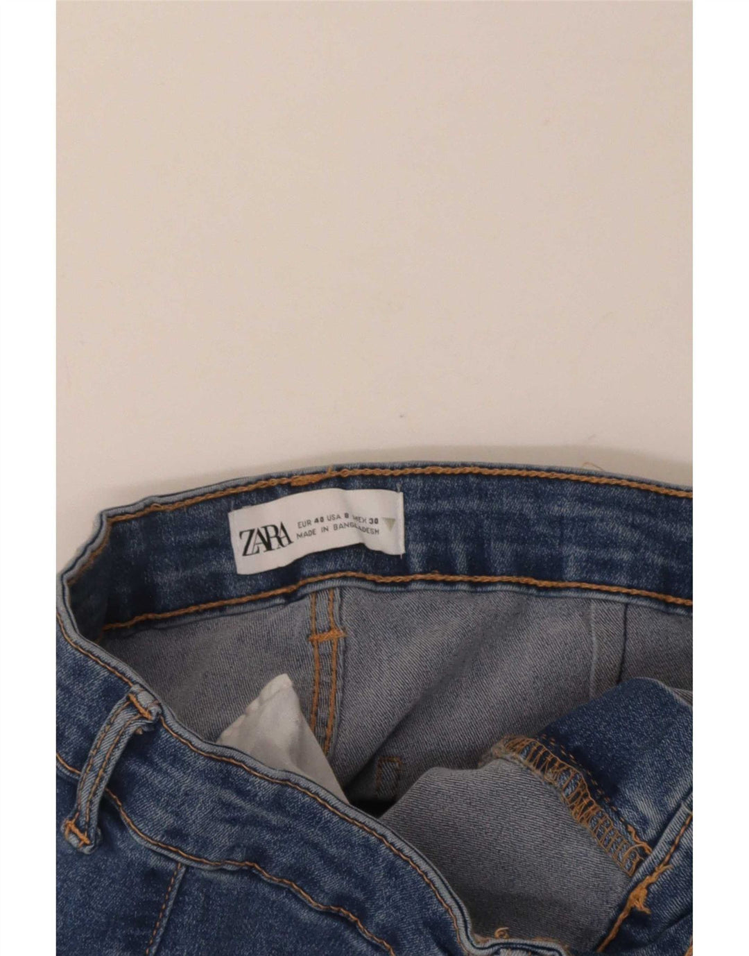 Zara Dame Skinny Jeans EU 40 Medium W30 L29 Blå