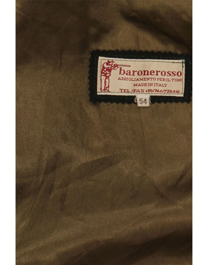 Vintage Overfrakke til mænd IT 54 2XL Khaki