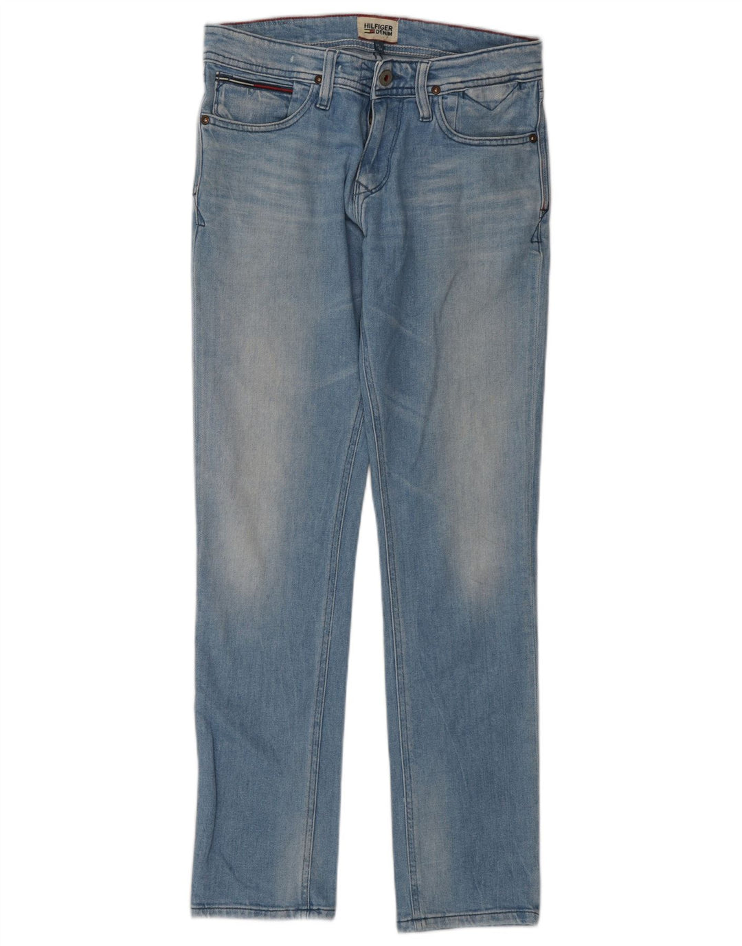 Tommy Hilfiger Womens Slim Jeans W29 L32 Blue Cotton