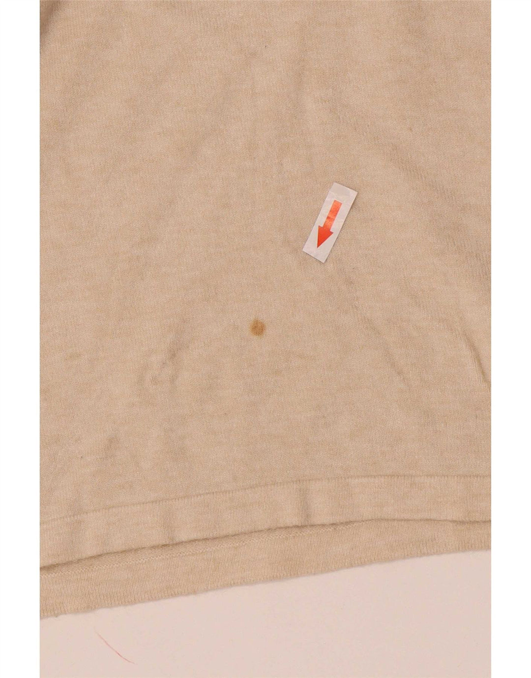 Zara Womens Crew Neck Jumper Sweater UK 10 Small Off White
